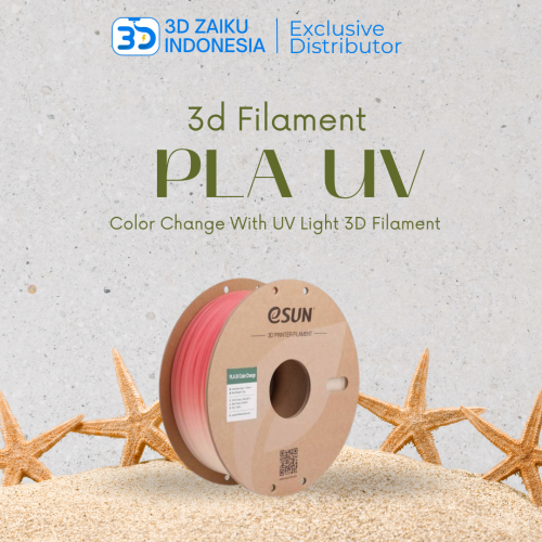 eSUN PLA UV Color Change 3D Filament Berubah Warna dengan Sinar UV